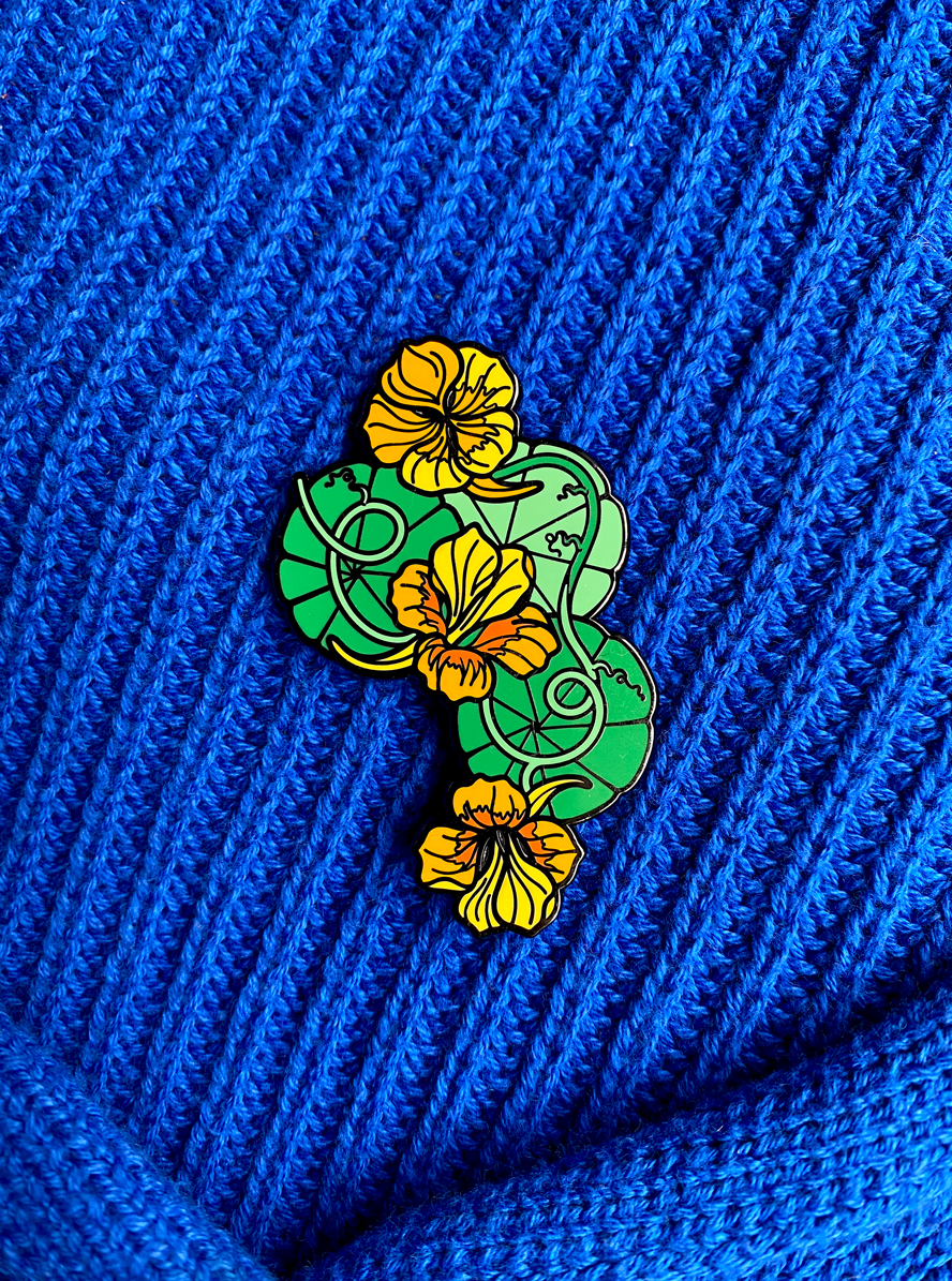 Nasturtium Pin image 0