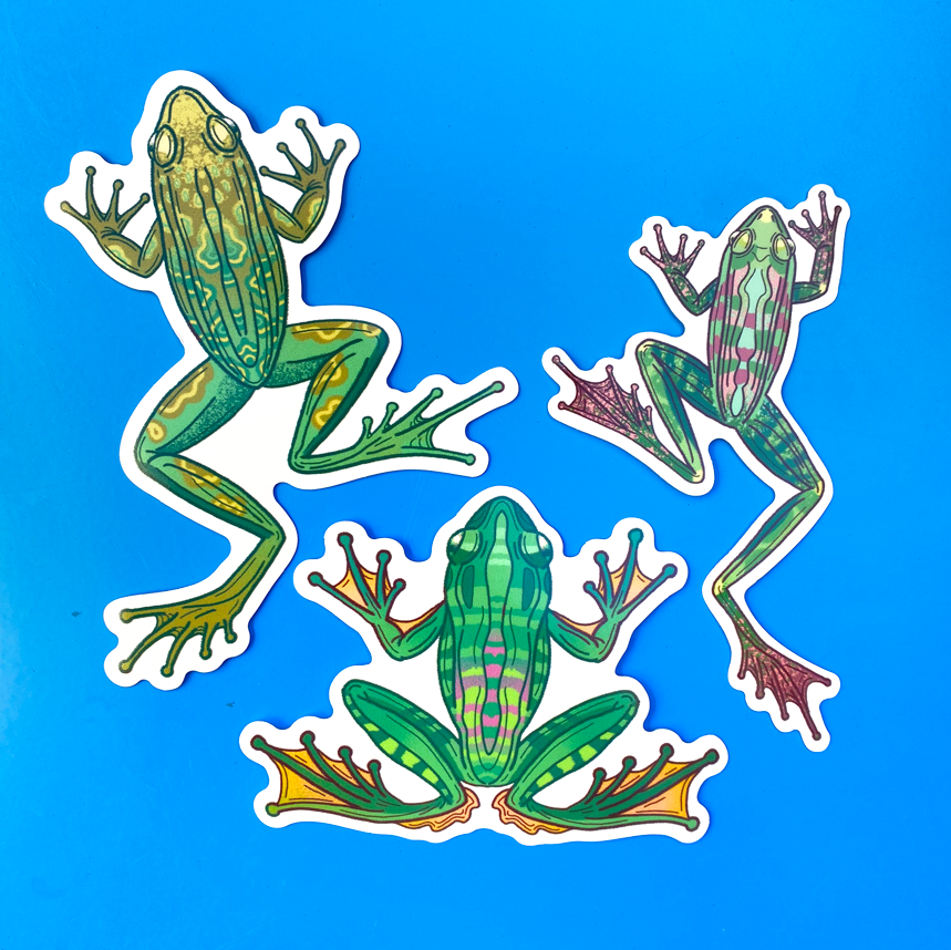 Frog Sticker set image 0