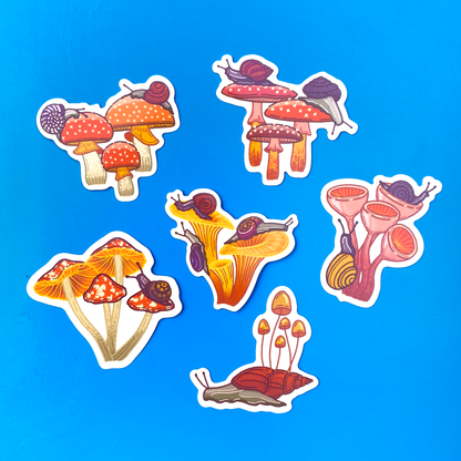 Mushroom Sticker set image 0