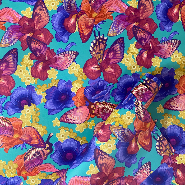 Wrapping Paper: Butterfly petals x 5 Sheets