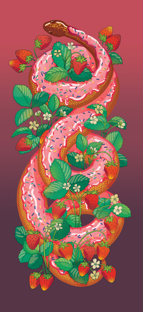 Print: Doughnut snake